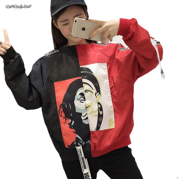 

women bomber jackets basic womens new jacket fashion windbreaker outwear female woven coat women clothes, Black;brown