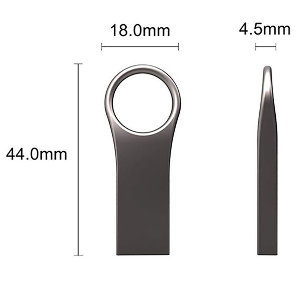 

новый usb флэш-диск 64gb металл usb 2.0 серебро pendrive 4gb 8gb 16gb 32gb диска u ручки привода 128gb ключа флэш-палки