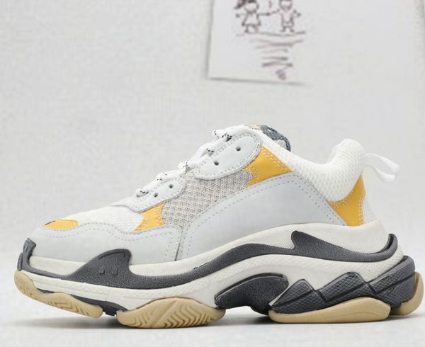 

fashion dad paris triple s casual shoes designer hiking sneakers men and women fashion casual shoes, Black