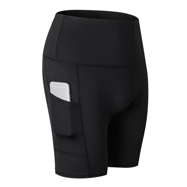 

quick-drying tight-fitting stretch fitness shorts women breathable running yoga gym pants s-xxxl outdoor sports, White;black