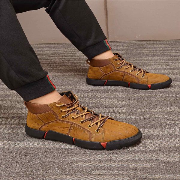 

new high-end brand leather shoes soft bottom leather business casual shoes wild one pedal men's shoes size: 38-44, Black