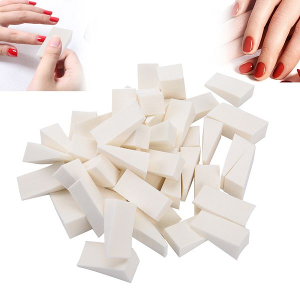 

2019 48pcs nail art removal sponge wedges gradient polish manicure sponge stamper transfer