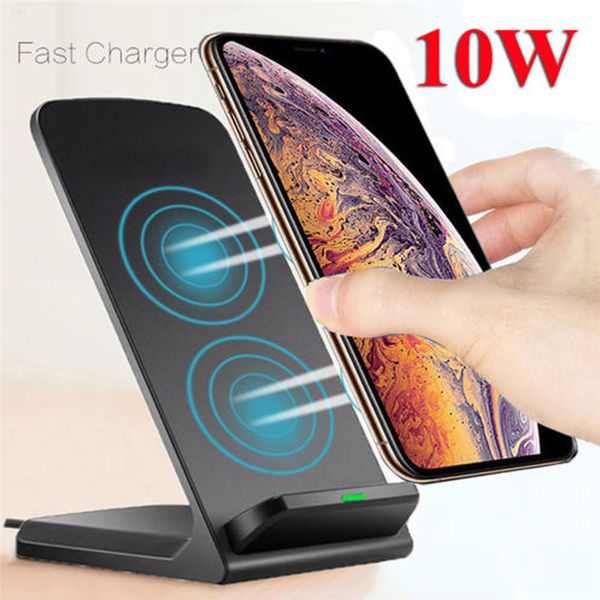 New Wireless Qi Fast Charger Charging Stand Dock Pad For Samsung