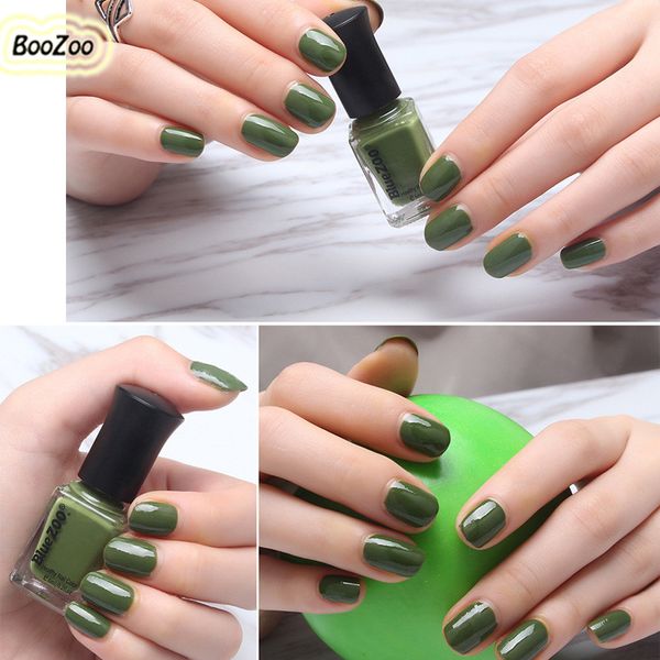 

blue zoo nail polish gel 6ml green series lacquer gel uv makeup tools 3d nail art salon manicure liquid watery polish