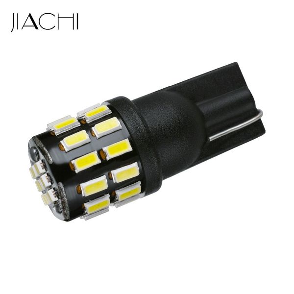 

jiachi 2pcs t10 w5w led bulbs 168 194 5w5 car accessories reding dome trunk lamp t10 3014 smd 30chips auto light white 12-24v