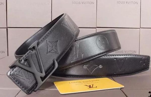 

2019new #22black color luxury designer belts fashion geometric pattern buckle belt mens womens belt ceinture n, Black;brown