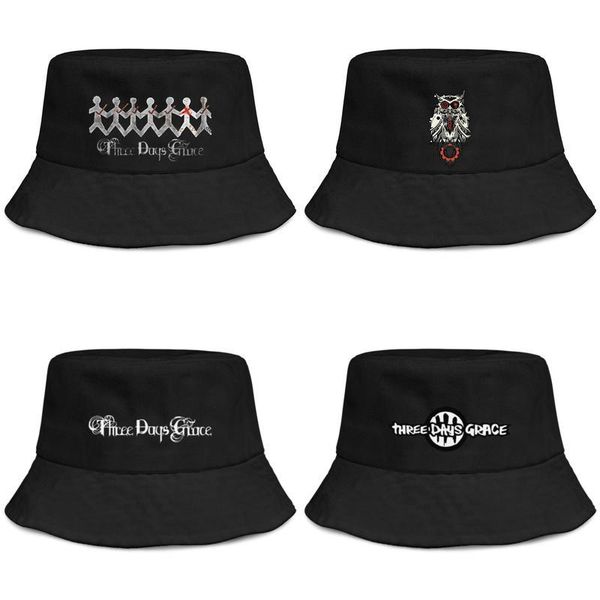 

three days grace mens and women buckethat fitted design your own bucket baseballcap, Blue;gray