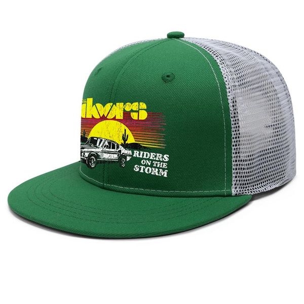 

рубашку riders двери t on сторм группа логотип унисекс flat брим trucker cap пользовательские команды бейсболки l.a. женщина ждет вс live in, Blue;gray