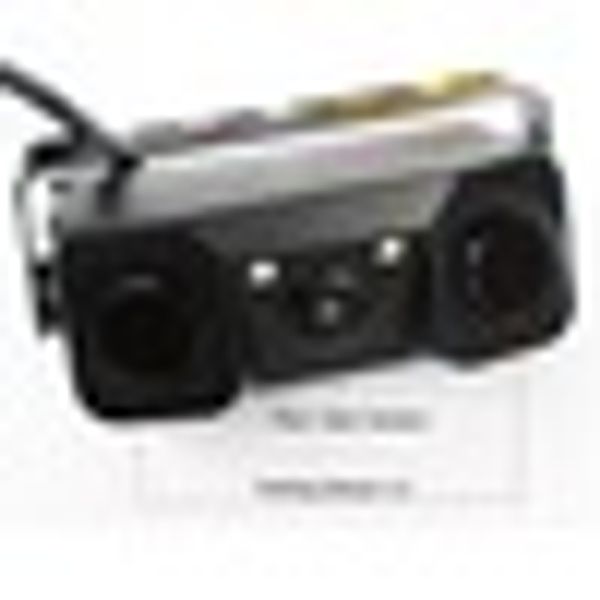 

2018 new waterproof radar parking sensor buzzer hd camera rear view camera recorder car