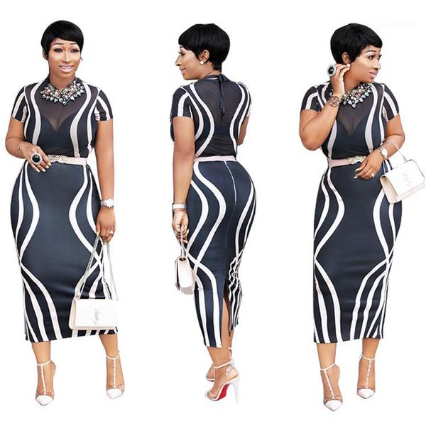 

fashion female clothing women summer bodycon dress o-neck short sleeve split dresses designer club party women dresses, Black;gray