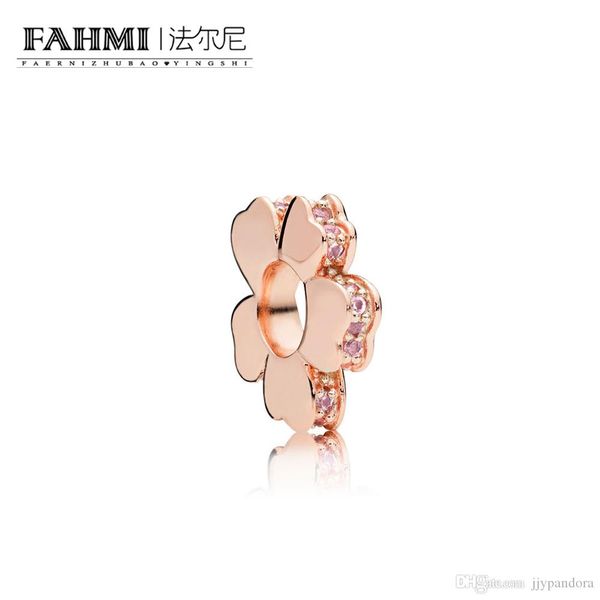 

fahmi 100% 925 sterling silver 1:1 original authentic charm 787042npr temperament fashion glamour retro bead wedding women jewelry, Black