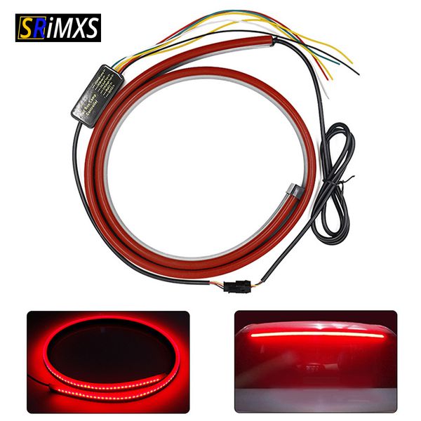 

90cm car high mount brake slights accessories car styling high additional brake lamp warning turn signal led strips