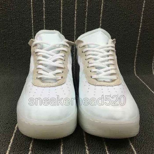 

Оптовая 10X Силы Низкой Подушке 1 One Кроссовки Мужчины Дети Чистый Белый Спортивный