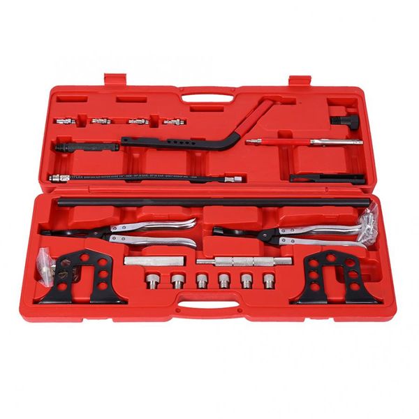 

cylinder head service valve spring compressor stem seal installer and remover tool kit for most foreign and domestic cars