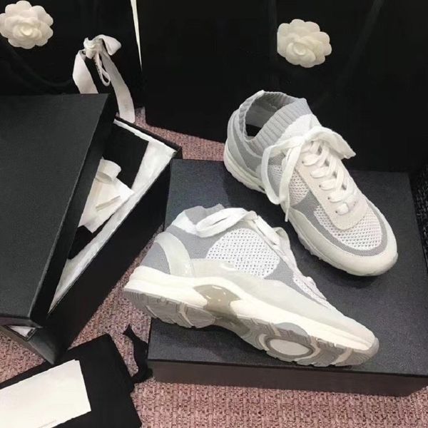 

fashion women shoes real leather handmade multicolor gradient technical fabric sneakers women famous shoes bag04 ch7, Black