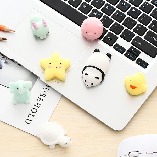 

new cute creative gift seal decompression toy decompression ball vent squeezing tableornaments small animals sale