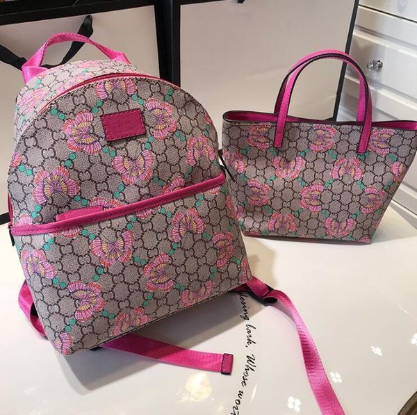 

Girl S Brand Small Butterfly Shopping Bag Tote Bag Kids Backpack People Universal Parent-child