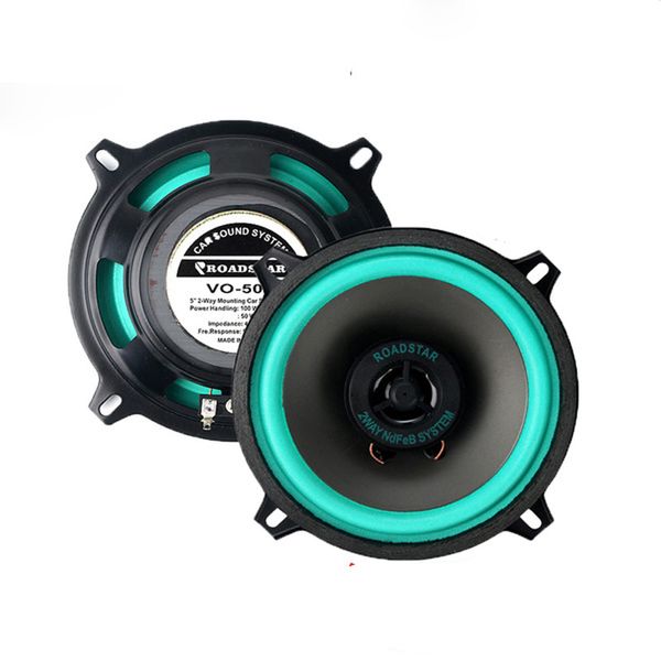 

2 pcs pp 5 inch 502 12v 4ohm car coaxial speakers with tweeter horn loudspeaker