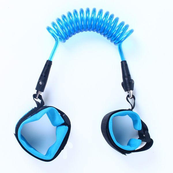 

2020 rotatable with whistle sensor lock children's anti-lost with traction rope baby safety child bracelet belt, Golden;silver