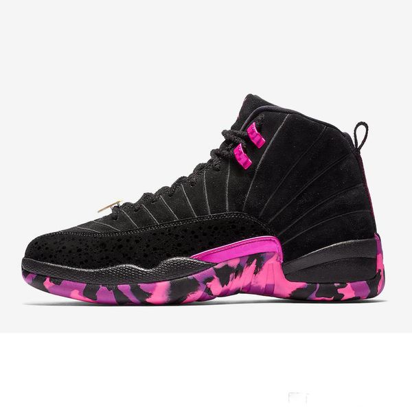 

12 doernbecher фристайл мужчины баскетбол обувь кроссовки 12s db карисса hyper фиолетовый черный фиолетовый спорт размер сша 5.5-13