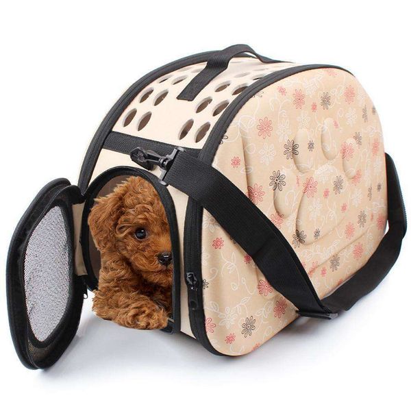 

pe dog cat carriers pet puppy fabric portable carrier crate kennel bag cage folding travel