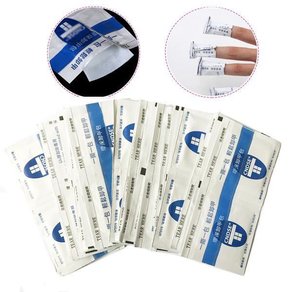 

clean remover 200pcs/set art cleaner acetone sponge nails cleaning removal wraps foil uv gel nail polish remover wrap pad nail art tools