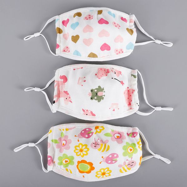 

5-слой хлопка детские детская маска пыле рот маска рот маски животных детей для ребенка 1-12 лет