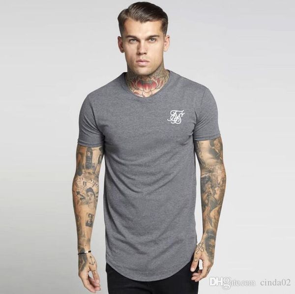 camiseta siksilk azul y blanca