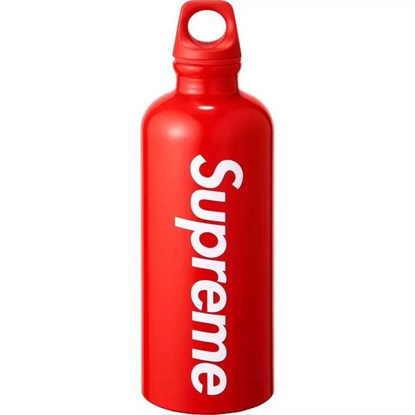 

SUP 18ss Traveller Water Bottle новый дизайн алюминиевые спортивные бутылки творческий портативный стакан воды Рождественский подарок посуда для питья