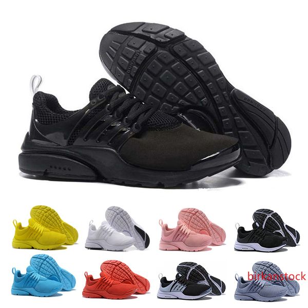 

air new presto br qs breathe yellow black white men shoes sneakers women running shoes mens sports shoe walking trainer designer shoes 36-45