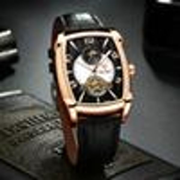 

2019 tevise mens watches moon phase tourbillon mechanical watch men leather luminous sport wristwatch relogio masculino, Slivery;brown