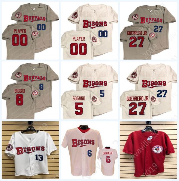 

Vladimir Guerrero Jr. Jersey Buffalo Bisons Lourdes Gurrie Jr. Cavan Biggio Jonathan Davis Eric Sogard Patterson Blue Jays Jersey Sell Well