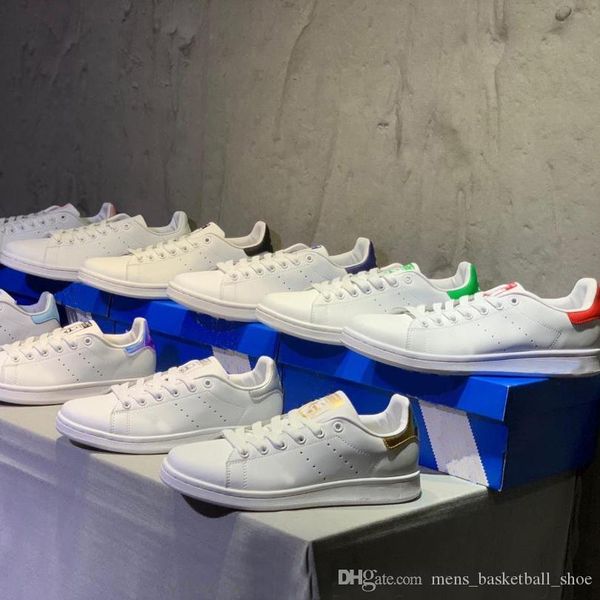 

стэн смит кроссовки дизайнерские повседневные кожаные туфли белый черный красный для черно-зеленых оптовых видов спорта