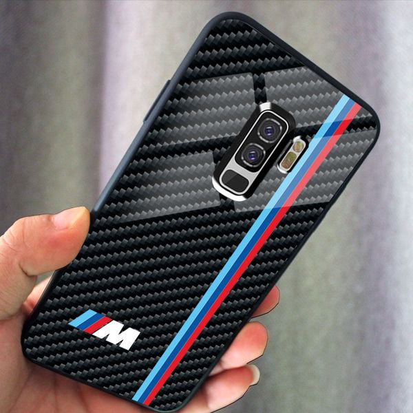 

Carbon Glass Phone Case Desginer Benz AMG BMW телефон Обложка для Iphone 11 PRO MAX 7 8 плюс X XS XSMAX XR Samsung S10