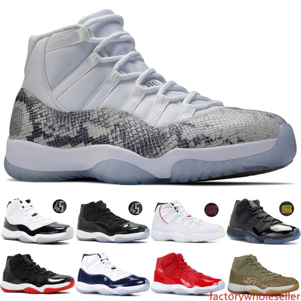 

11 11s ovo snake piece light bone low pink basketball shoes for men 72-10 bred concord 45 gamma blue green sport sneakers