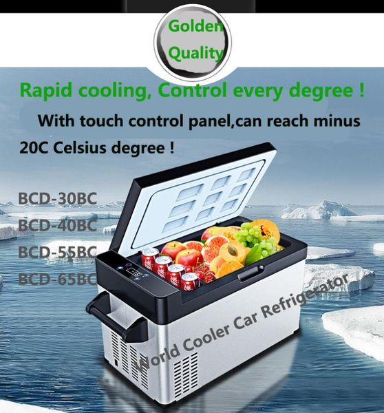

40l car refrigerator car er cooler ac/dc12v24v portable mini fridge compressor refrigerator fridge for 4x4camping