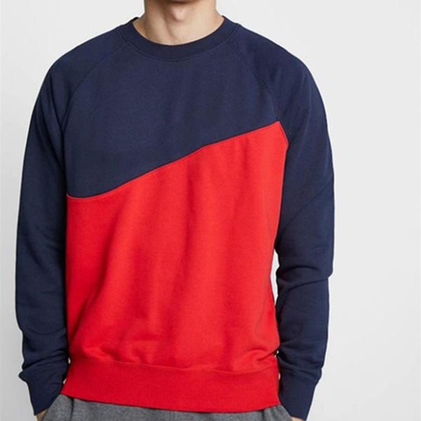 

новая мужская мода дизайнер толстовки марка с длинным рукавом фуфайки осени спорт толстовки мужские дизайнер пуловер свитер размер s-2xl b10, Black