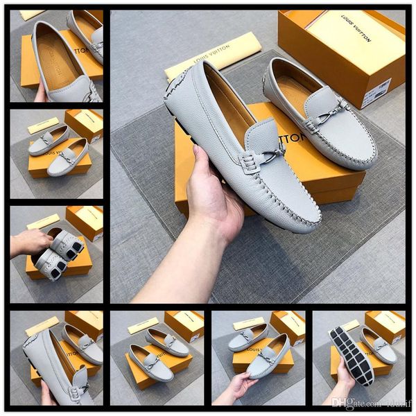 

newst find similar style handmade men genuine leather shoes luxury classic brand designer formal party dress shoes zapatos hombre size 38-45, Black