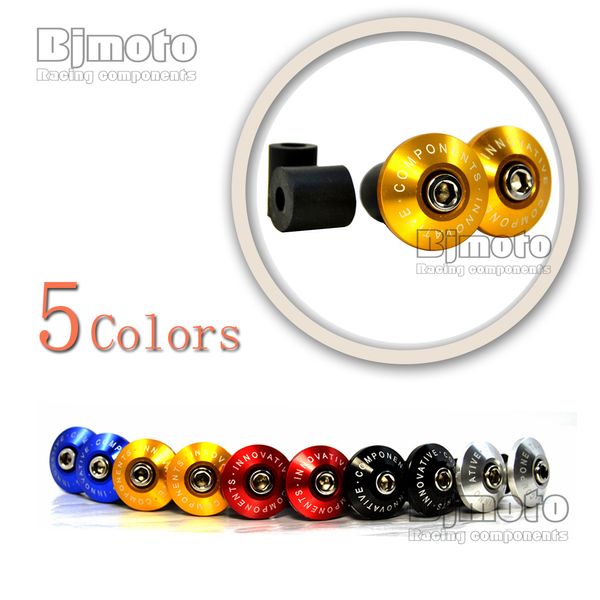 

bjmoto 7/8'' 22mm moto grips the bar ends cnc motorcycle handlebar handle bar grips ends for yamaha tmax 500 t-max 530