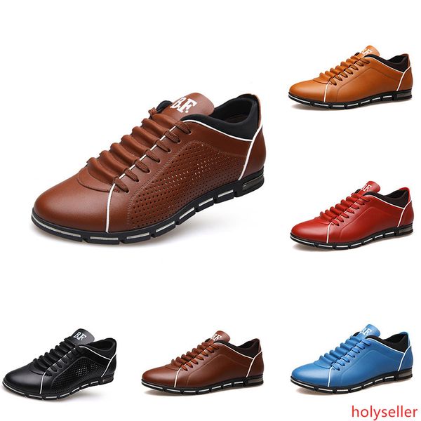 

2020 fashion men s casual leather plus velvet shoes triple black brown blue light tan red mens outdoor business walking main8