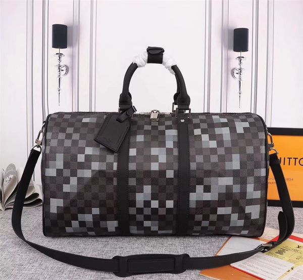

Luggage bag luxury handbag bag de igner fa hion cro body bag for handbag ladie patchwork oft tote bag men women travel me enge