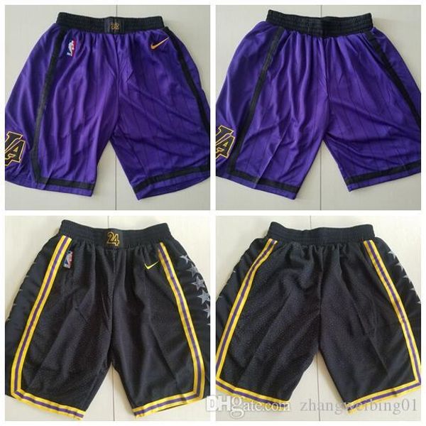 

men los angeles lakers 1920 season 23 james 3 davis city version statement edition swingman nba shorts, Black