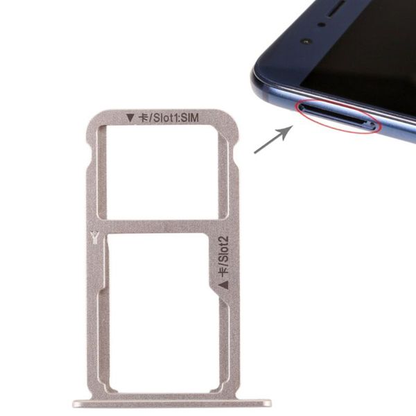 

sim card tray dual slot holder carrier repair part for huawei honor 8/honor 9 lite