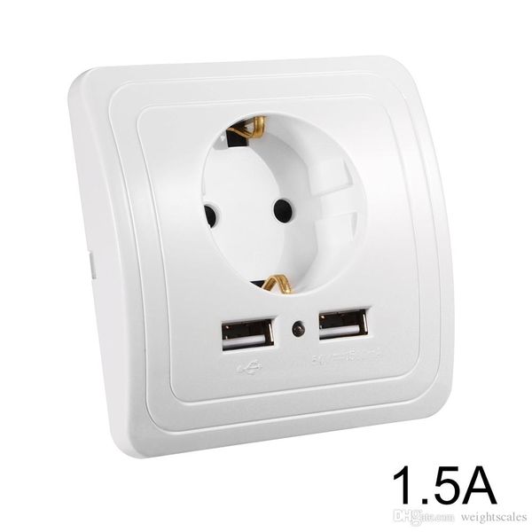 AC 20 A 250 V US Plug Socket Chargeur mur Alimentation Récipient Outlet Adaptateur Blanc