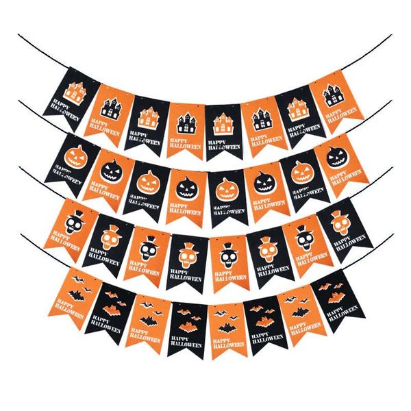

pumpkin pull flag halloween decorations witch bat hollow flag 13 designs party supplies bar home arrangement halloween flags