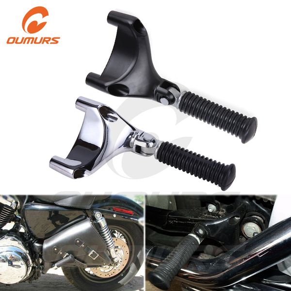 

oumurs motorcycle rear passenger foot peg mount for sportster 883 1200 seventy two xl1200v iron 883 xl883n forty eight