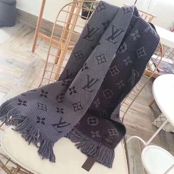 

2020 fashion winter scarf fashion cashmere letter scarf shawl for women men scarves size 180x32cm, Blue;gray