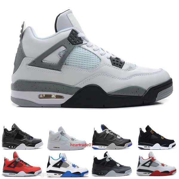 

4s basketball shoes hight quality man basketball shoes color military blue toro bravo green glow size us 7-13