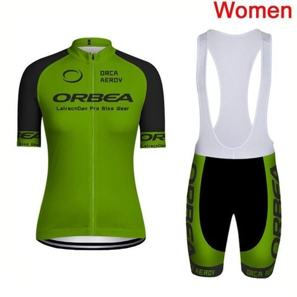 

2020 orbea women cycling jersey set 2020 summer short sleeves bicycle clothes quick dry mountain bike wear racing bicycle clothing h0907, Black;red