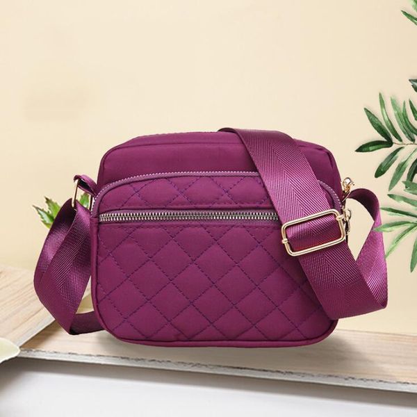 

водонепроницаемые оксфорд мешок плеча женщин crossbody сумка мода solid color zipper болса feminina